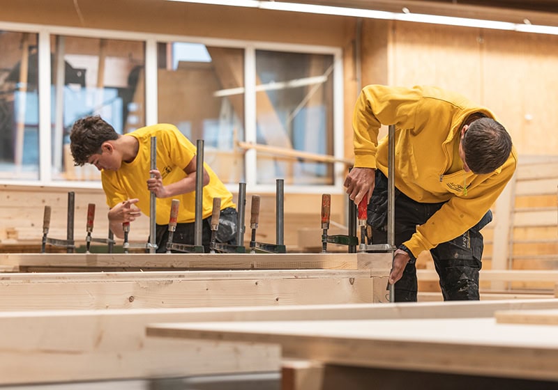 junginger holzbau teamarbeit